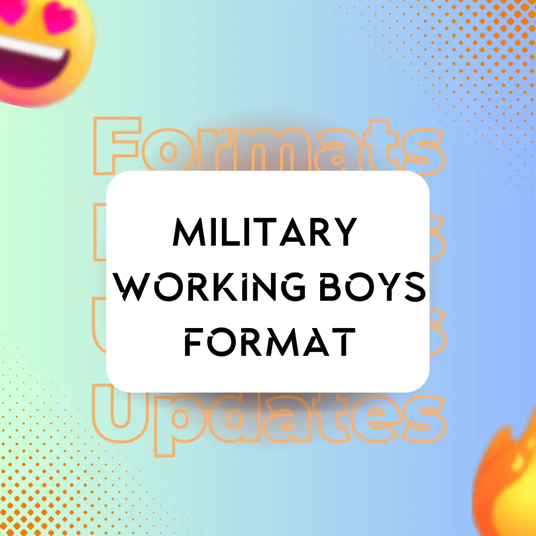 Military Yahoo Format